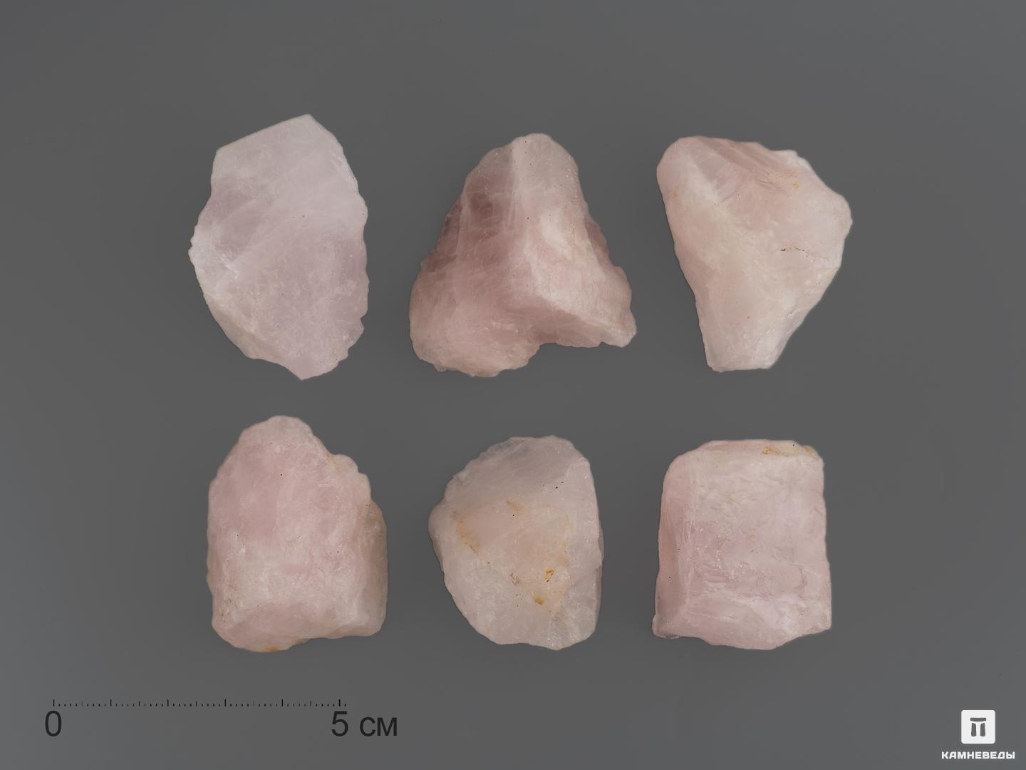 Розовый кварц, 4-6,5 см (50-60 г), 15144, фото 1
