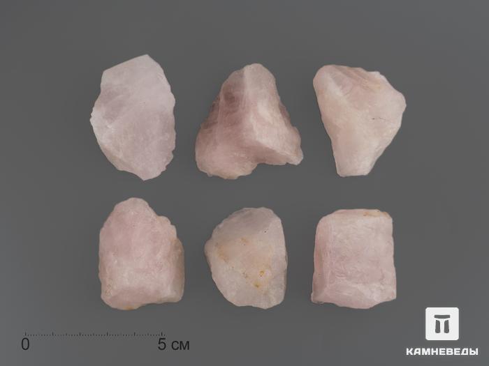 Розовый кварц, 4-6,5 см (50-60 г), 15144, фото 1