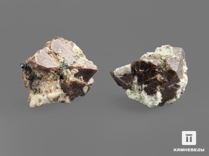 Циркон, кристаллы в породе 2-3 см, 13257, фото 2