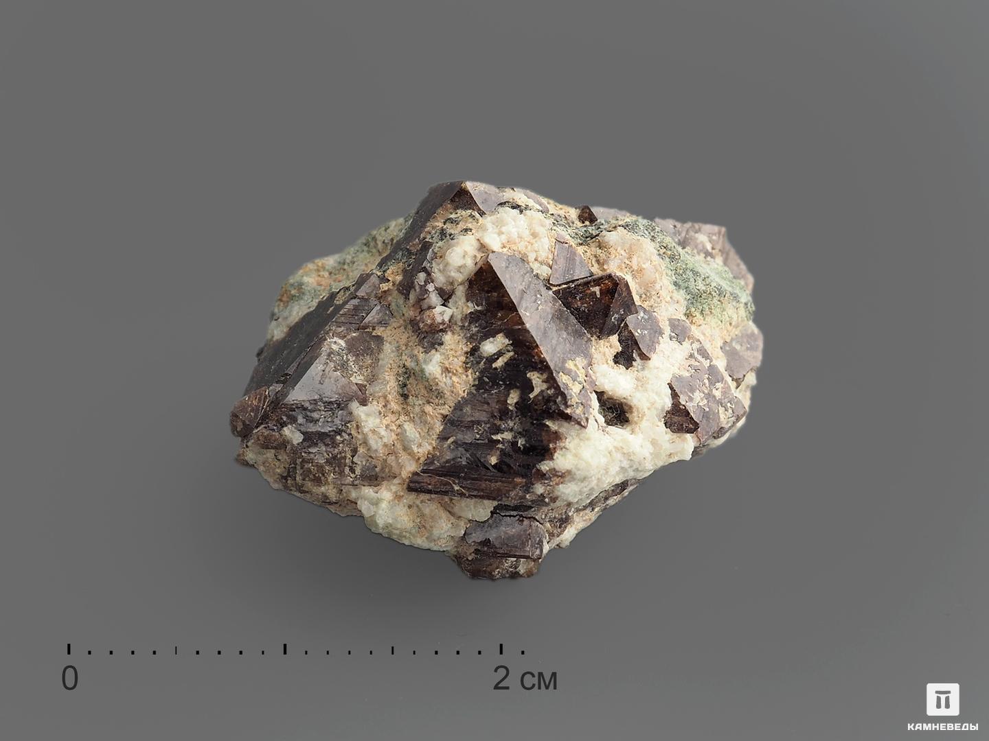 Циркон, кристаллы в породе 2,5-3,5 см циркон кристаллы в породе 6х4 5х3 5 см