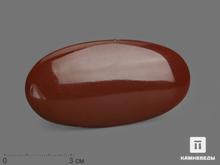 Ангидрит, полированная галька 8,1х4х1,8 см
