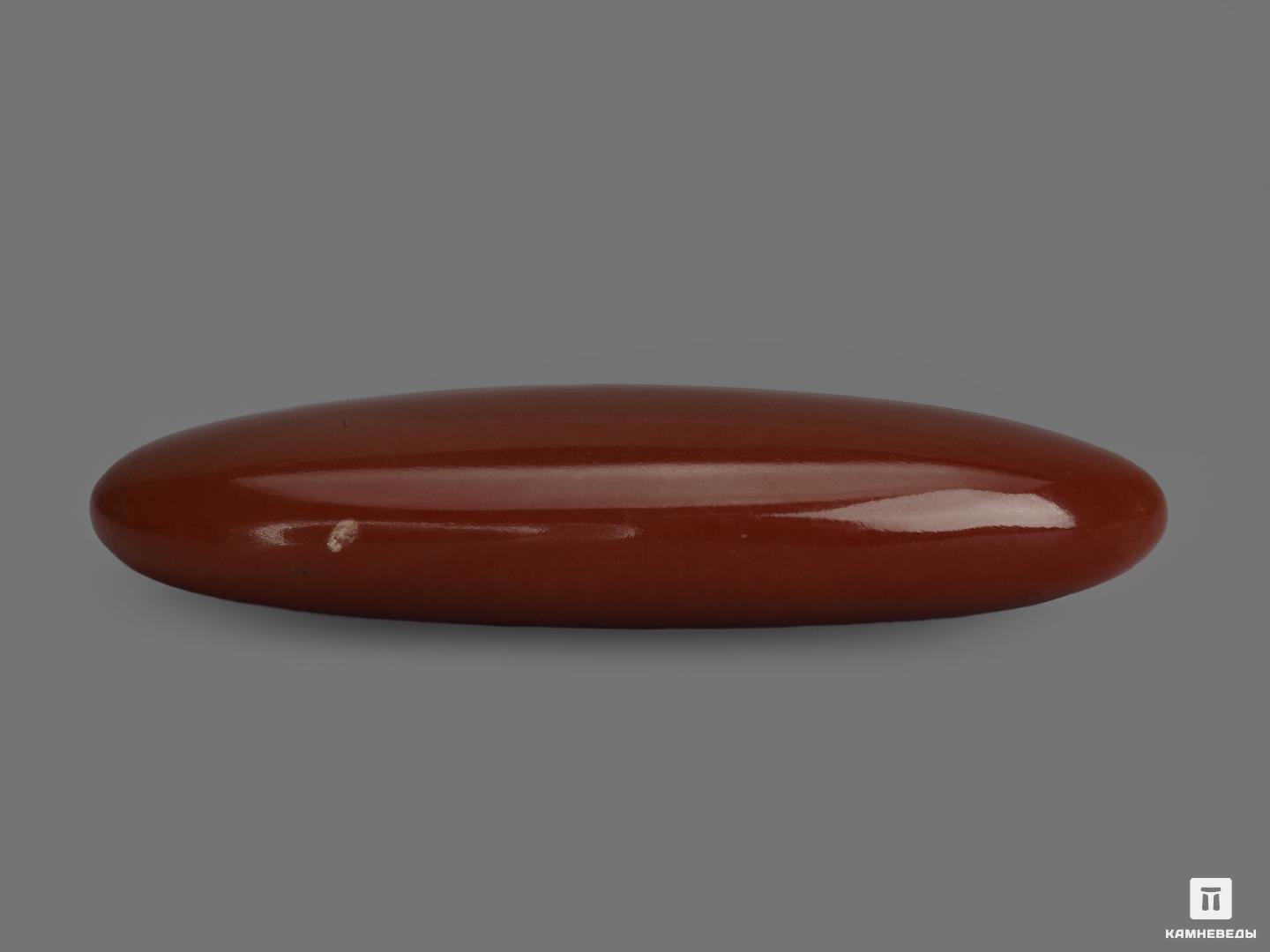 Ангидрит, полированная галька 8,1х4х1,8 см, 15160, фото 2
