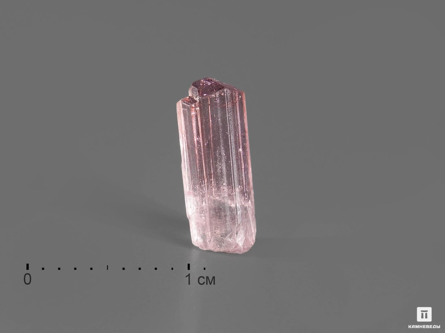 Турмалин (рубеллит), кристалл 1х0,4х0,3 см, 15093, фото 1