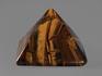 Пирамида из тигрового глаза с гематитом, 5х5х3,5 см, 20-26, фото 2