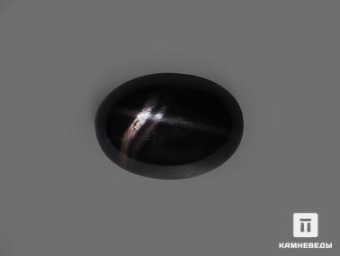 Диопсид. Диопсид с астеризмом, кабошон 18,5х13х8 мм