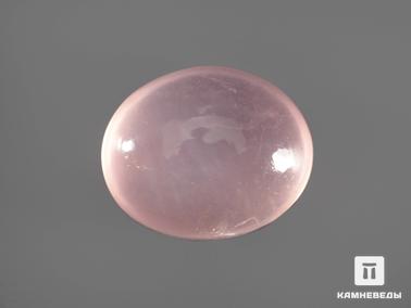 Розовый кварц. Розовый кварц, кабошон 17,5х14,5х10 мм