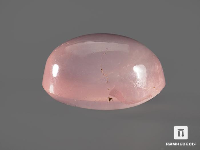 Розовый кварц, кабошон 17,5х14,5х10 мм, 12270, фото 2