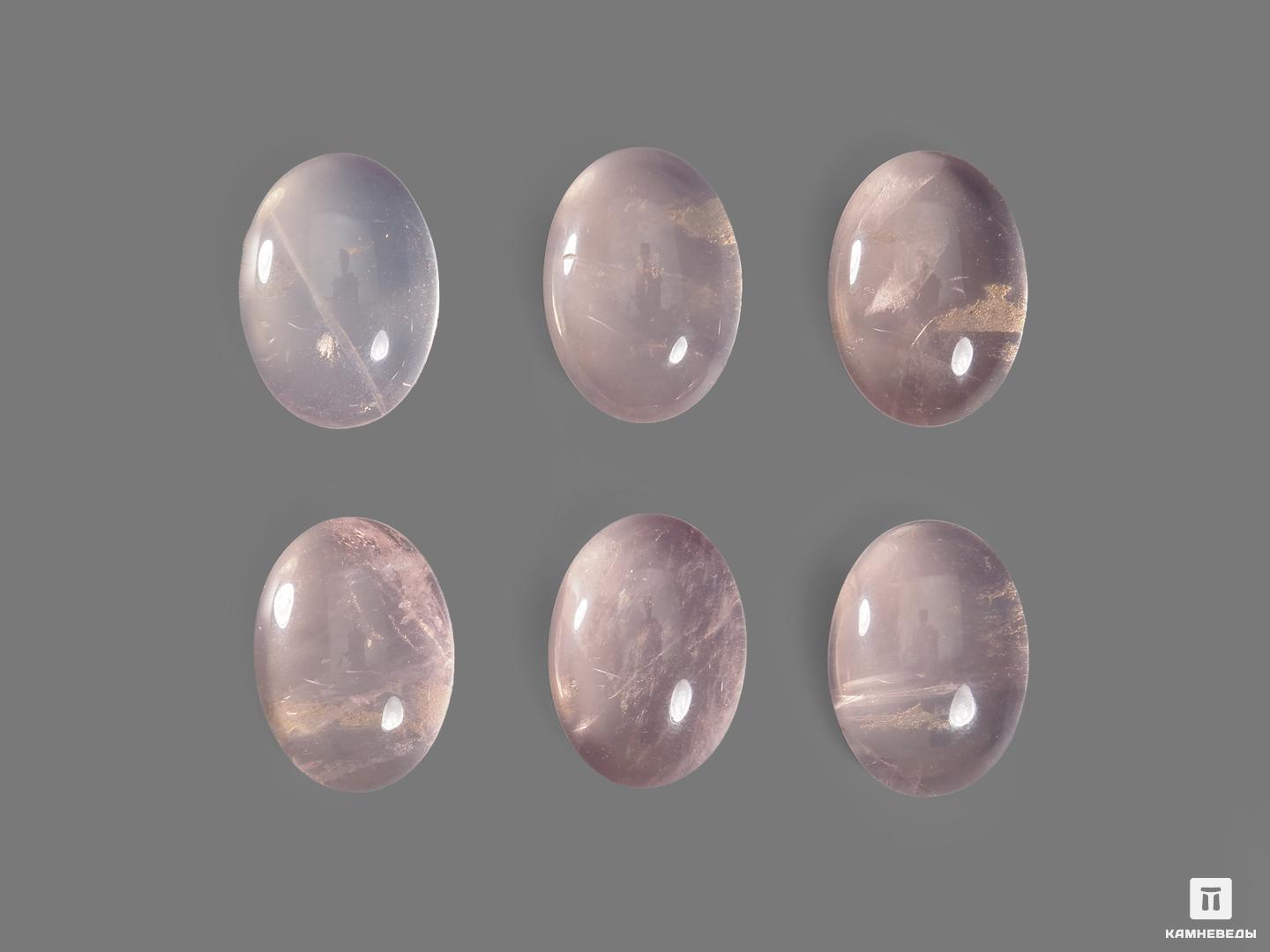 Розовый кварц, кабошон 18х13 мм декор кабошон для творчества стекло глаз вспышка d 1 2 см