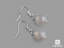 Серьги из халцедона