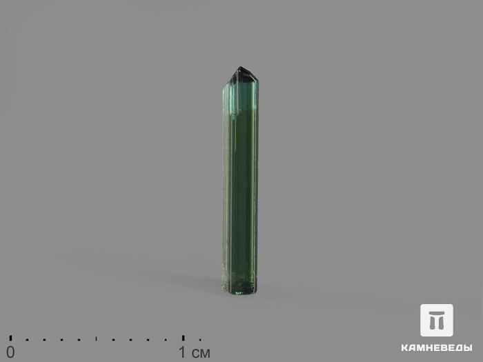 Турмалин (верделит), кристалл 1,6х0,1х0,1 см, 15251, фото 1