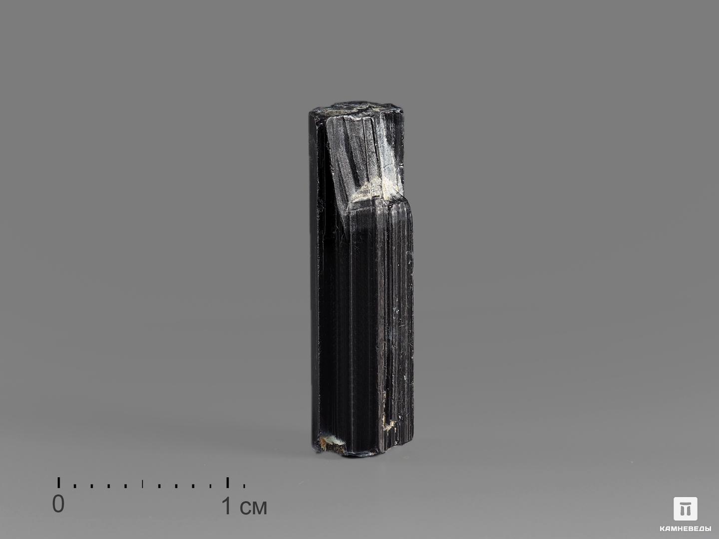 Турмалин (индиголит), кристалл 2,3х0,7х0,6 см