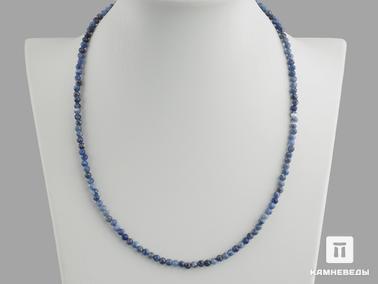 Содалит. Бусы из содалита, огранка