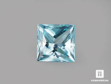 Топаз. Топаз голубой, огранка 9х9х7 мм (4,7 ct)