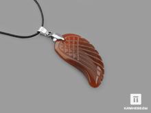 Кулон «Крыло» из сердолика