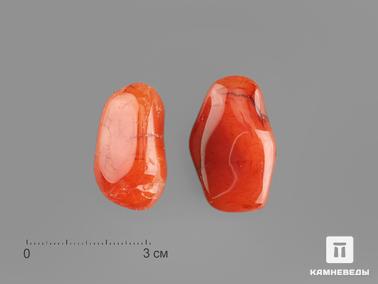 Сердолик. Сердолик, галтовка 3-3,5 см