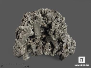 Натролит, Манганнептунит (манганонептунит). Натролит с манганонептунитом, 9,4х7,8х5 см