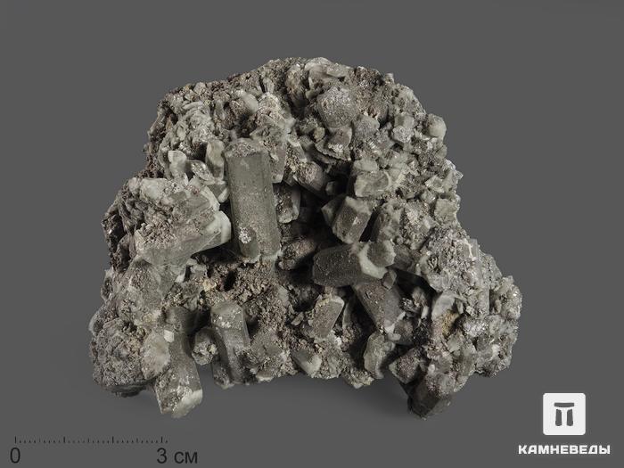 Натролит с манганонептунитом, 9,4х7,8х5 см, 10-154/12, фото 1
