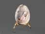 Яйцо из мексиканского (кружевного) агата, 6,7х4,9 см, 5924, фото 1