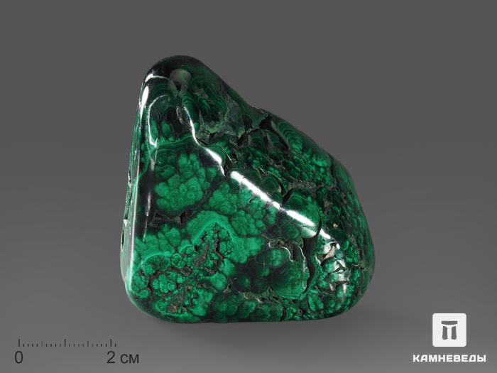 Малахит полировка, 7,4х5,4х3,6 см, 11-35/7, фото 1