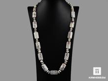 Бусы из мексиканского (кружевного) агата