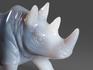 Носорог из серого агата с жеодой, 15х8х5,3 см, 15989, фото 4