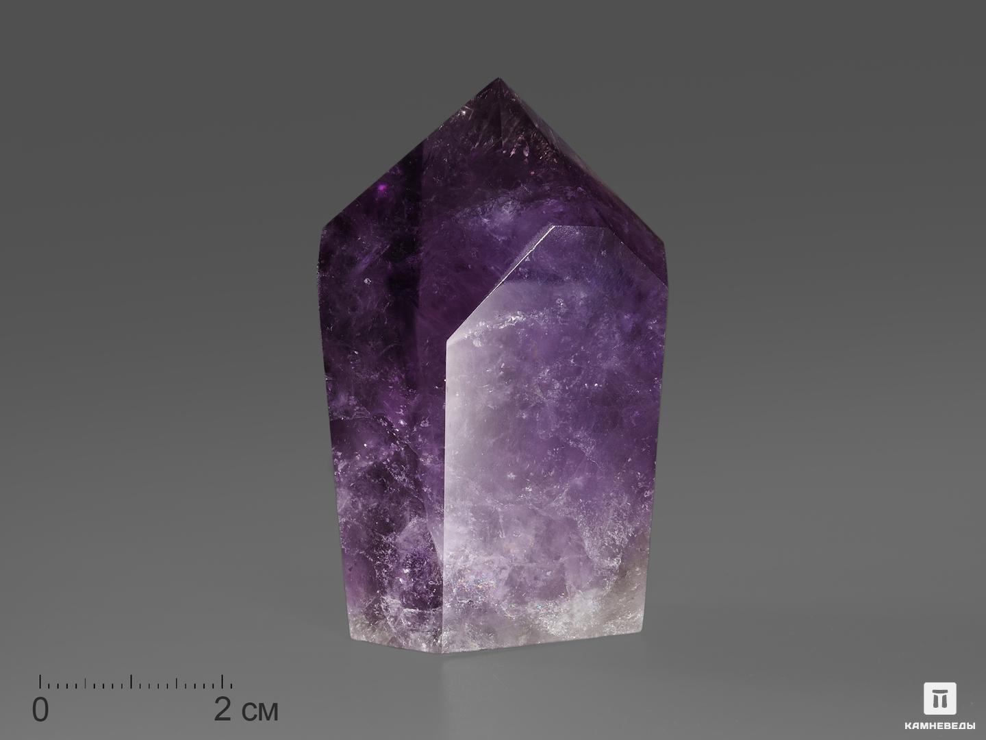 Аметист в форме кристалла, 5-6 см (120-130 г), 15979, фото 1