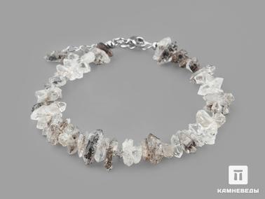 Горный хрусталь, Херкимерский алмаз. Браслет из «херкимерского алмаза» (двухголового кристалла горного хрусталя)