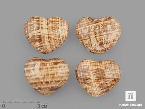 Сердце из арагонита, 4х3,3х2 см
