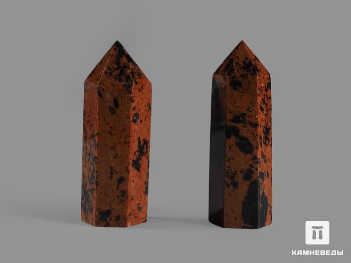 Обсидиан коричневый в форме кристалла, 4,5-5 см, 16661, фото 2
