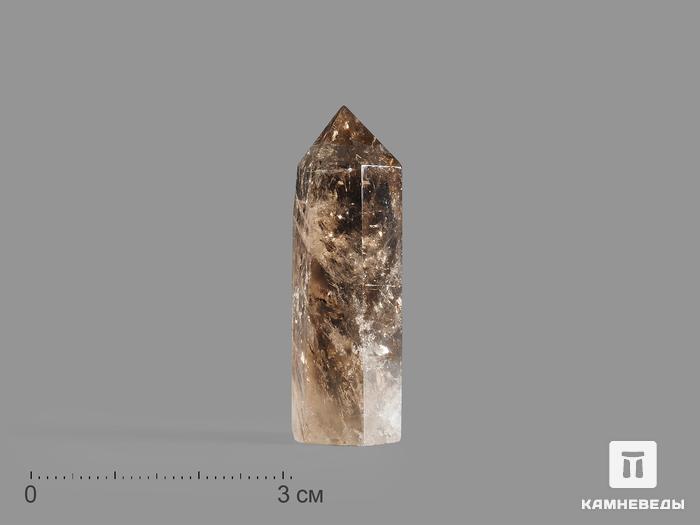 Раухтопаз (дымчатый кварц) в форме кристалла, 4-4,5 см, 16706, фото 1