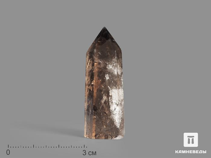 Раухтопаз (дымчатый кварц) в форме кристалла, 4,5-5 см, 16707, фото 1