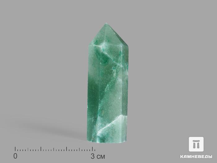 Авантюрин зелёный в форме кристалла, 4-5 см, 16712, фото 1