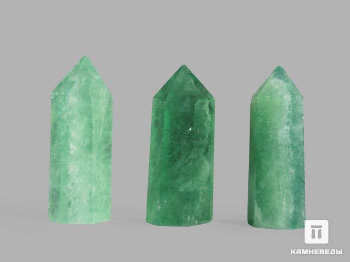 Флюорит зелёный, полированный в форме кристалла, 4-5 см, 16720, фото 2