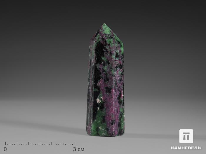Цоизит с корундом в форме кристалла, 4-5 см, 16721, фото 1