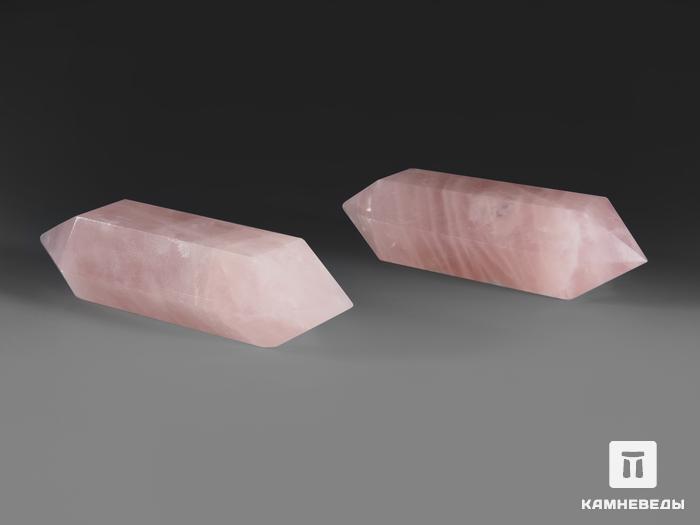 Розовый кварц в форме двухголового кристалла, 5-6 см (15-25 г), 16728, фото 2
