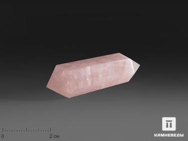 Розовый кварц. Розовый кварц в форме двухголового кристалла, 5-6 см (15-25 г)
