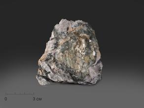 Федорит с чароитом, тинакситом и эгирином, 9,5х9,1х4 см