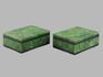 Шкатулка из зелёного нефрита, 12х9х4,4 см, 16149, фото 2