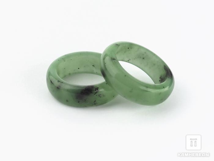 Кольцо из зелёного нефрита, ширина 8-9 мм, 16622, фото 2