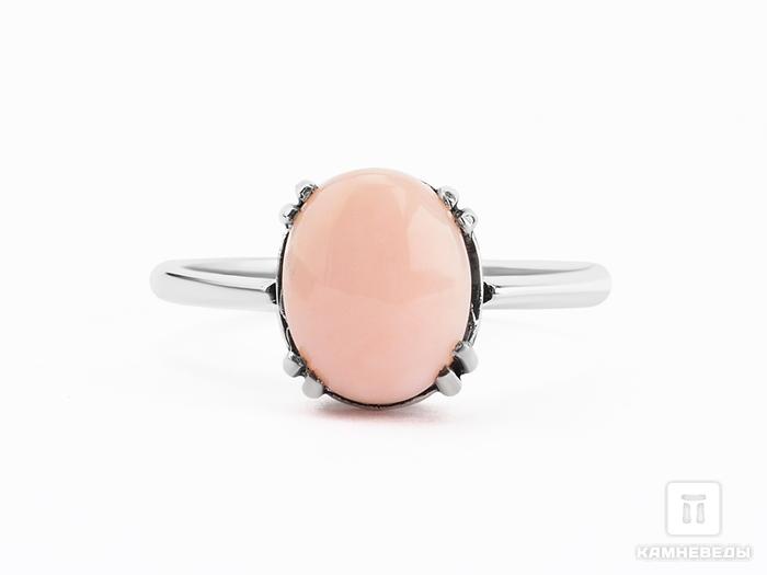 Кольцо с розовым опалом, 8891, фото 2