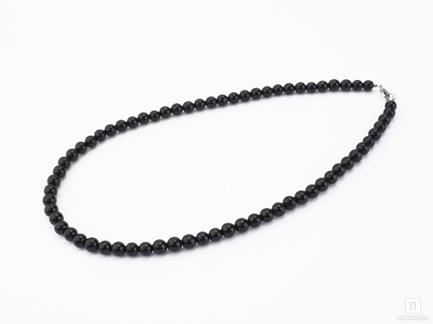 Бусы из шерла (чёрного турмалина) кулон из кристалла шерла чёрного турмалина 0 5 1 см