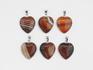 Кулон «Сердце» из сердоликового агата в оправе, 16775, фото 2