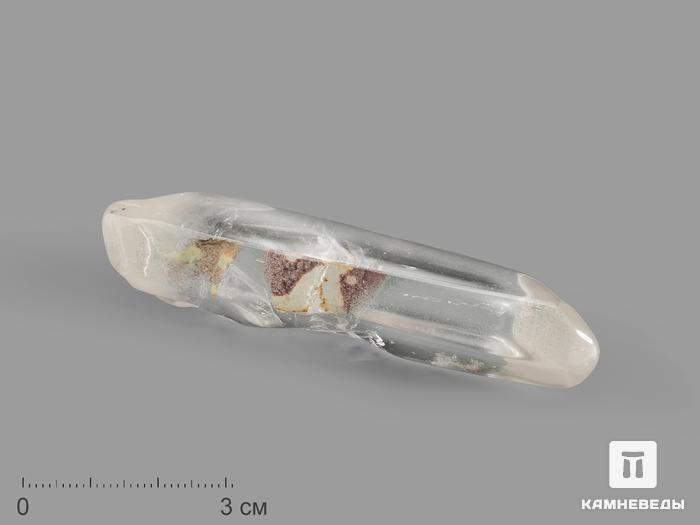 Горный хрусталь (кварц), приполированный кристалл 7,5х2,3х1,8 см, 16013, фото 1