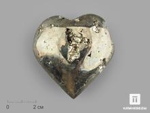 Сердце из пирита, 5,5х5,3х2,6 см