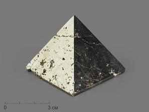 Пирамида из пирита, 5,7х5,6х4,5 см