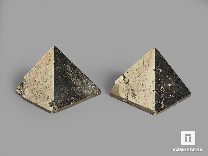 Пирамида из пирита, 5,4х5,3х4,2 см, 16813, фото 2