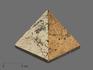 Пирамида из пирита, 5,8х5,8х5 см, 20-33/4, фото 1