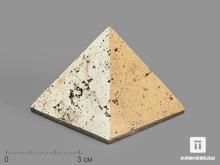 Пирамида из пирита, 5х5х4 см