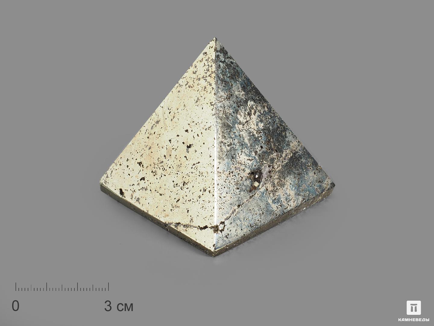 Пирамида из пирита, 5,6х5,5х5,3 см