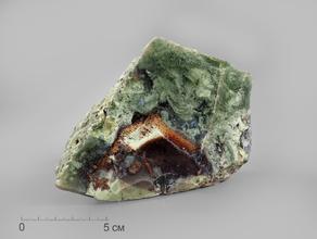 Агат, полированный срез 13,8х10х4,5 см